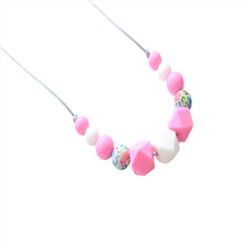 Load image into Gallery viewer, Hot Pink Teething Necklace
