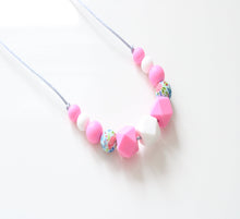 Load image into Gallery viewer, Hot Pink Teething Necklace
