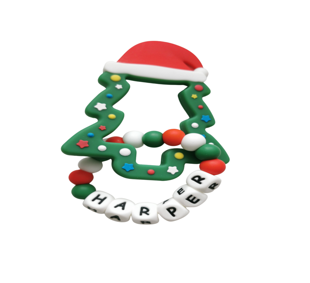 Personalised Christmas teether