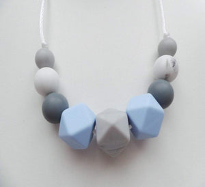 Blue & Grey Teething necklace