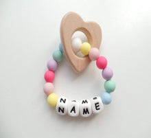 Load image into Gallery viewer, Personalised Rainbow teether
